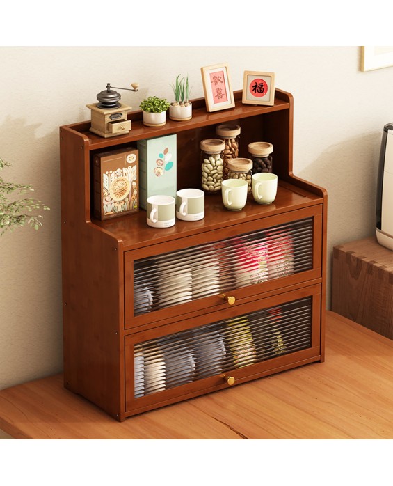 Tea Set Dustproof Display Cabinet
