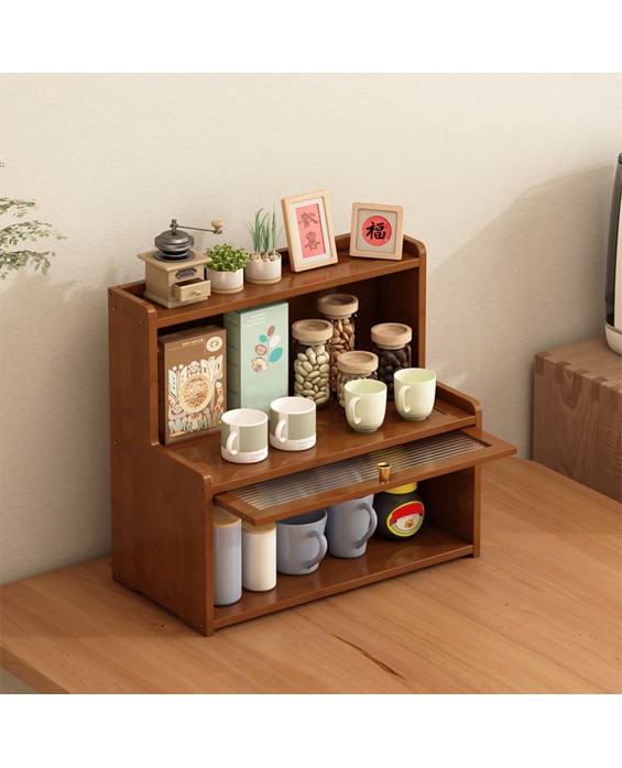 Tea Set Dustproof Display Cabinet