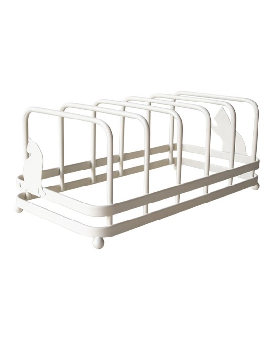 Cat Iron Table Storage Rack