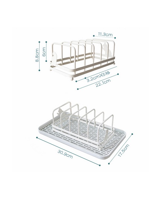 Cat Iron Table Storage Rack