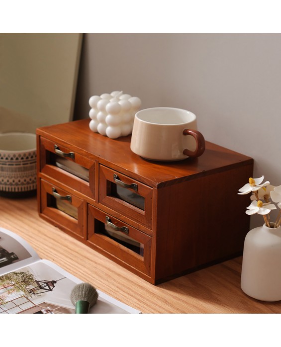 Drawer-Style Desktop Storage Box
