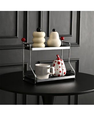 Double-Layer Rack For Kitchen Seasonings