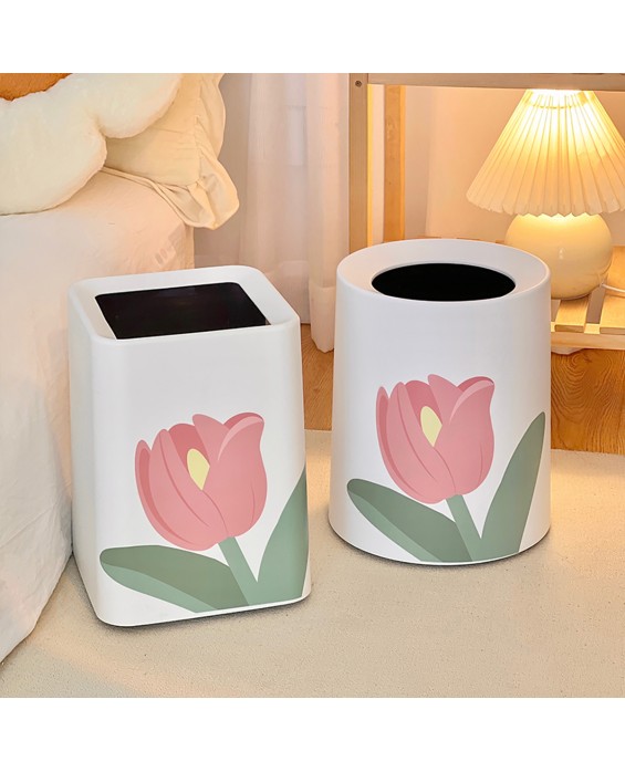 Tulip Double-layer Trash Can
