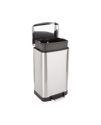 Stain-Resistant Small Rectangular Trash Can