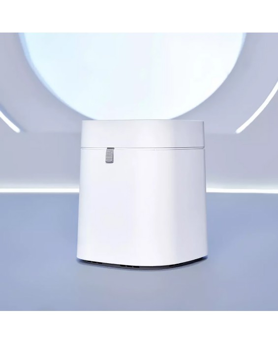 White Smart Trash Can For Household Use