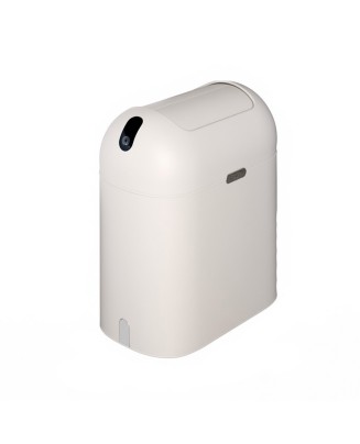 Long Cylindrical Sensor Trash Can
