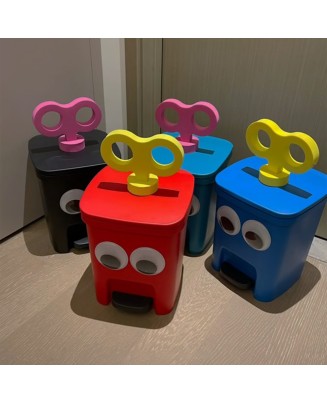 Cute Cartoon Trash Can