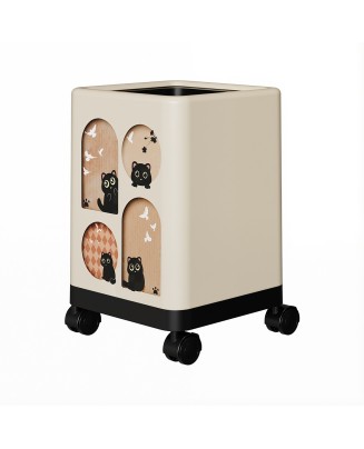 High-Value Kitten Household Trash Can