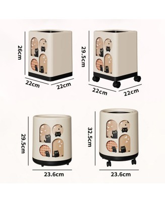 High-Value Kitten Household Trash Can