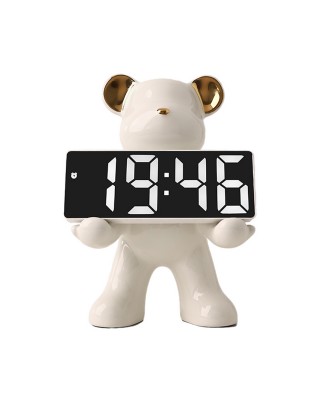 Violent Bear Desktop Clock