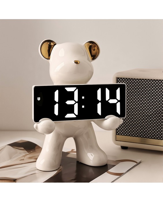 Violent Bear Desktop Clock