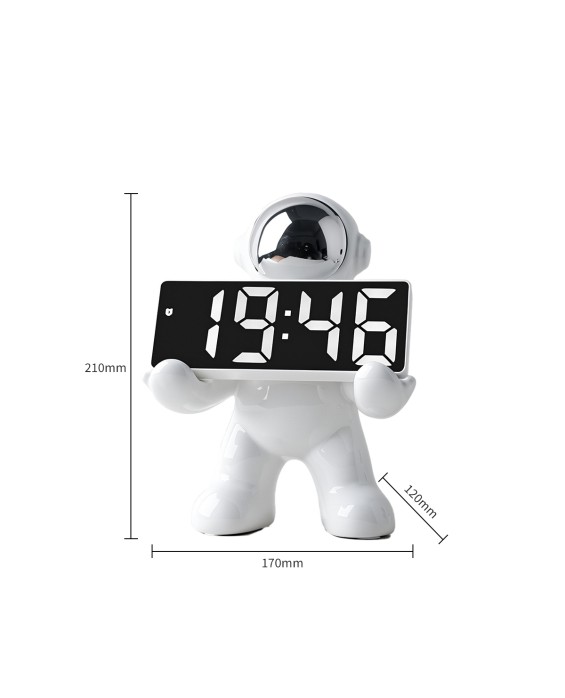 Silent Robot Astronaut Alarm Clock