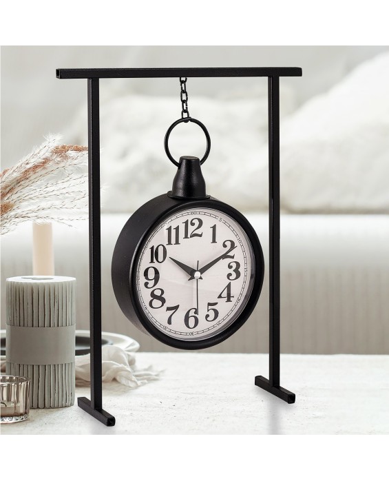 Practical Metal Hanging Clock