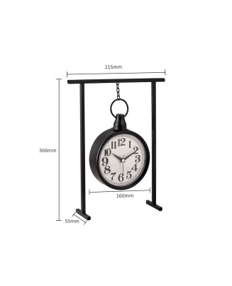 Practical Metal Hanging Clock