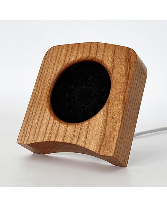 Solid Wood Fluorescent Screen Pointer Clock