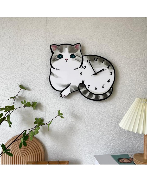 Kitten Wall Clock