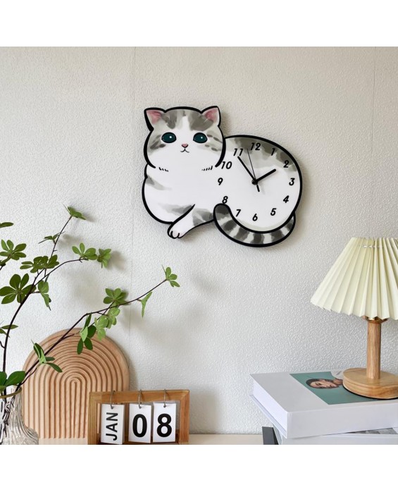Kitten Wall Clock