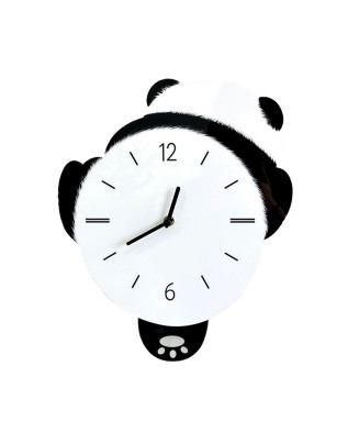 Panda Swinging Wall Clock