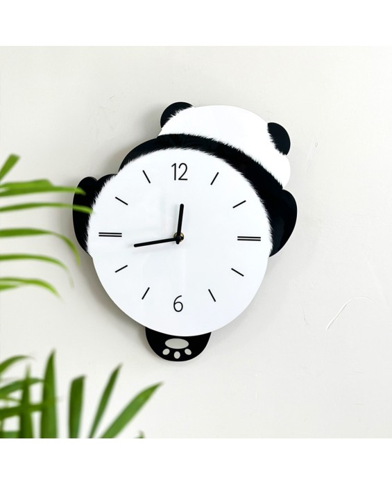 Panda Swinging Wall Clock