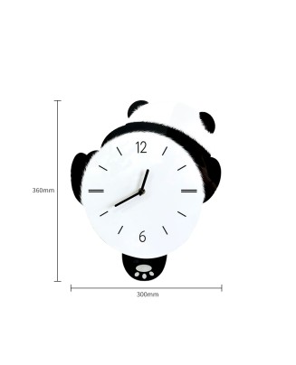 Panda Swinging Wall Clock