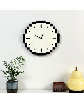 Home Pixel Wall Clock