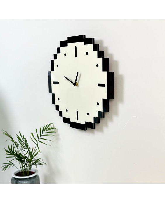 Home Pixel Wall Clock