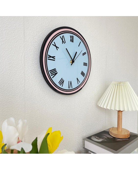 2D Circular Cartoon Wall Clock