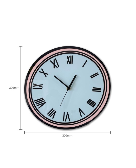 2D Circular Cartoon Wall Clock