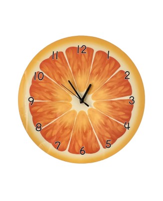 Orange Fruit Creative Wall Clock