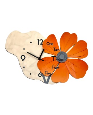 Modern Home Flower Wall Clock