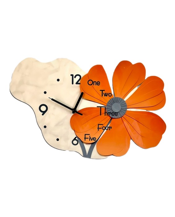 Modern Home Flower Wall Clock
