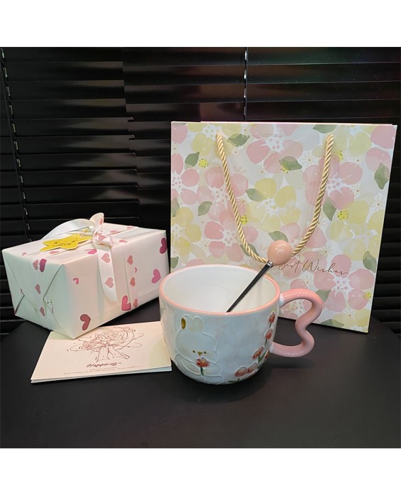 Rabbit Love Handle Mug