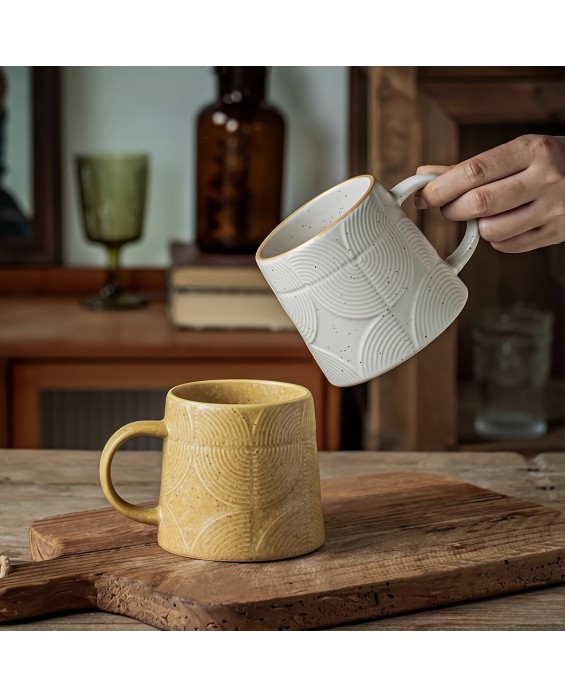 Matte Sesame Glaze Ceramic Mug