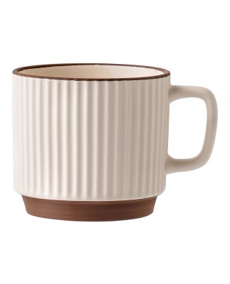 High-Value Vertical Grain Mug