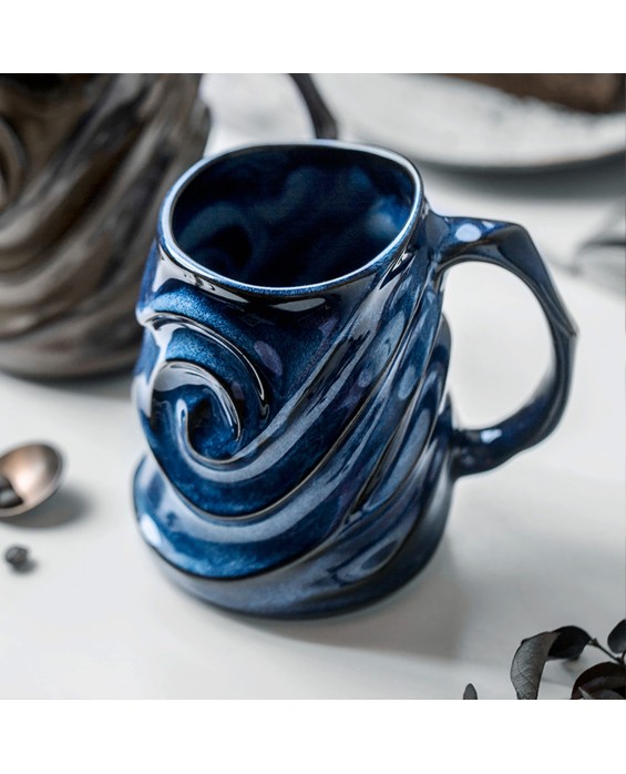 High-Value Vortex Relief Mug