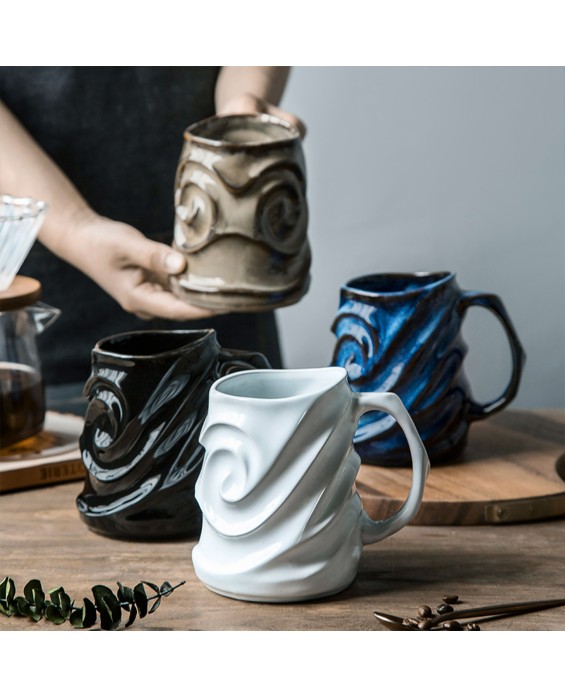 High-Value Vortex Relief Mug