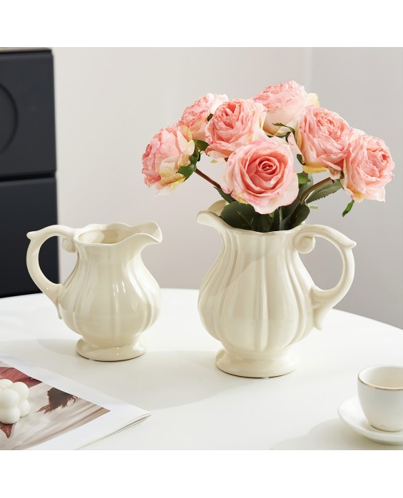 Ceramic Portable Milk Jug Vase