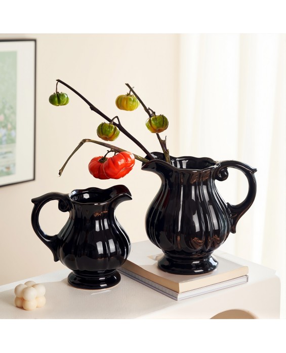 Ceramic Portable Milk Jug Vase