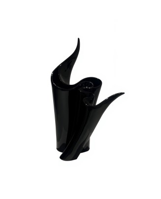 Black Irregular Vase